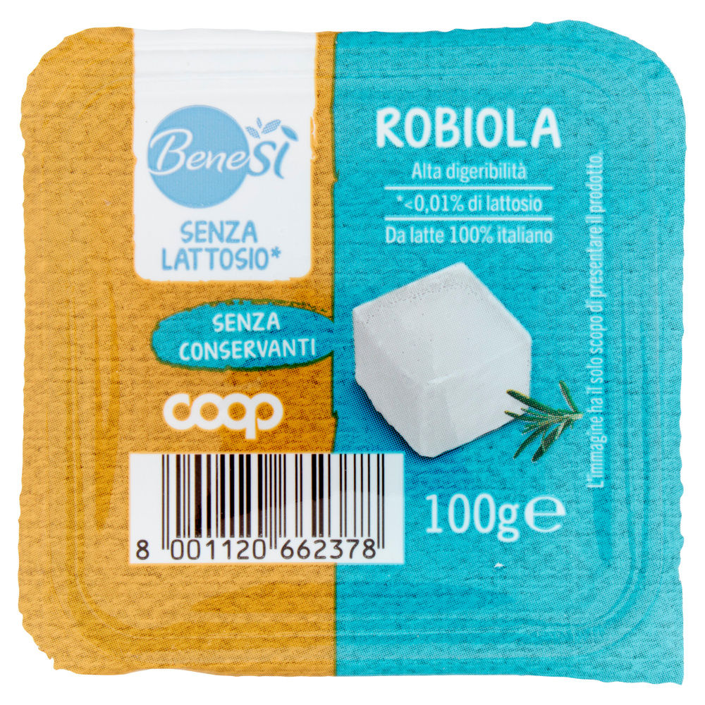 ROBIOLA SENZA LATTOSIO BENE SÌ COOP G 100 - 3
