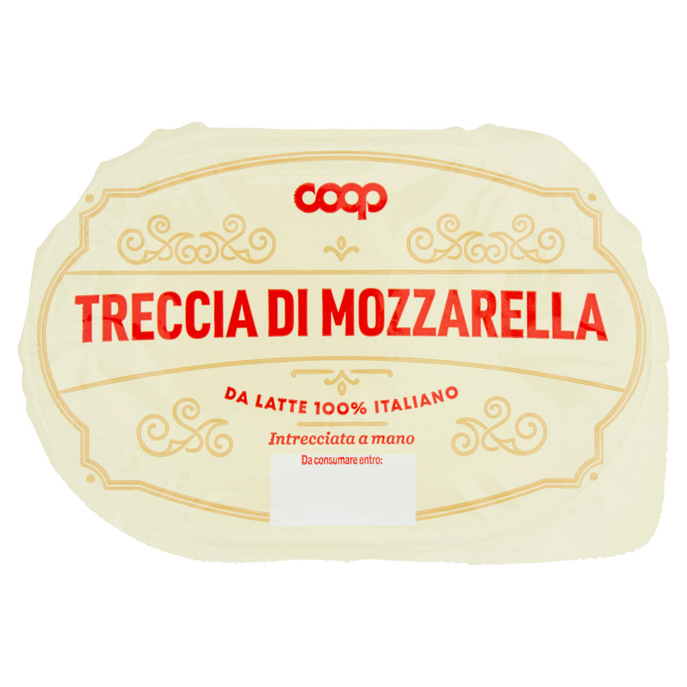 Mozzarella treccia le specialità coop g 180