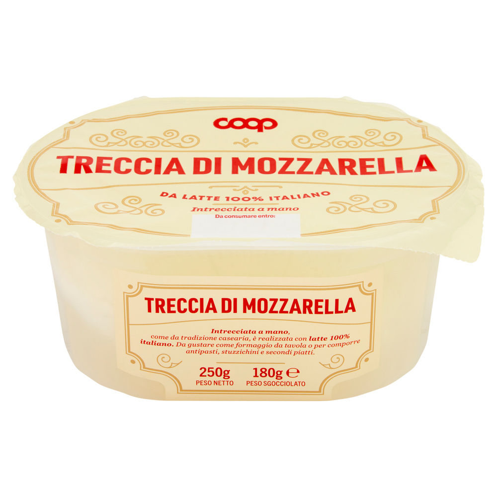 MOZZARELLA TRECCIA LE SPECIALITÀ COOP G 180 - 4