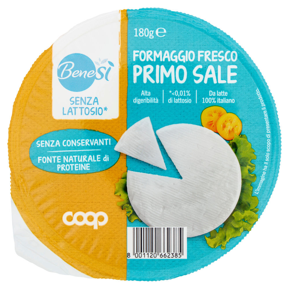 PRIMO SALE SENZA LATTOSIO BENE SÌ COOP G 180 - 3