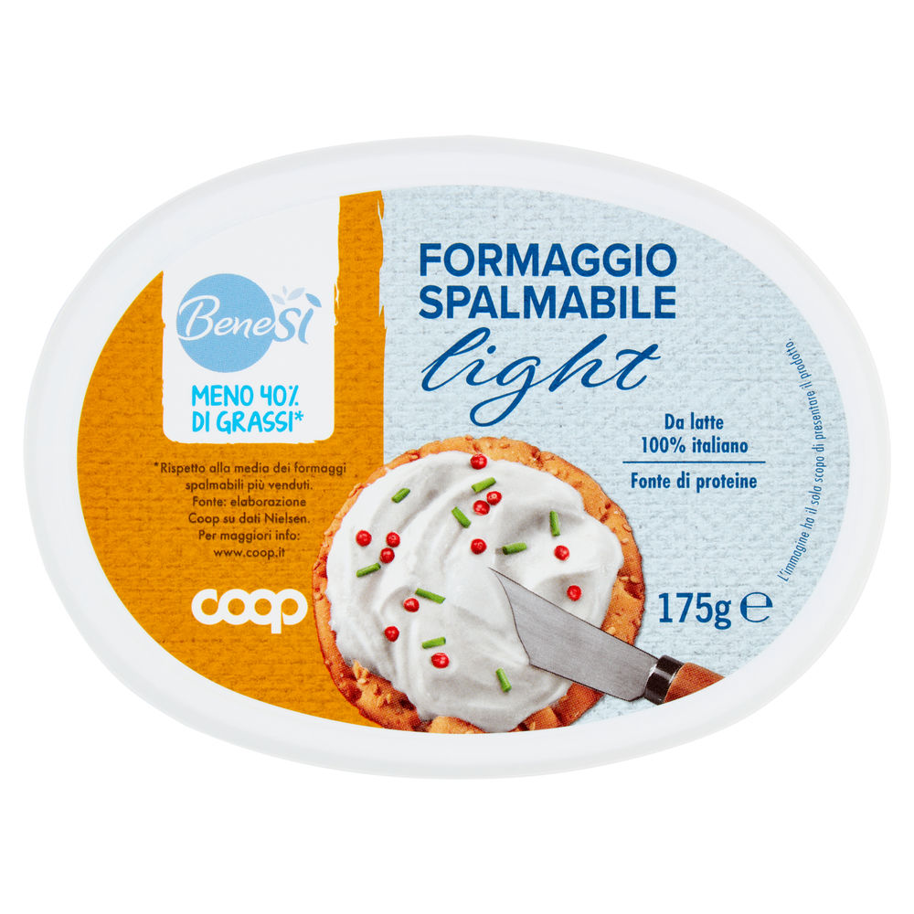 FORMAGGIO SPALMABILE LIGHT BENE SÌ COOP G 175 - 0