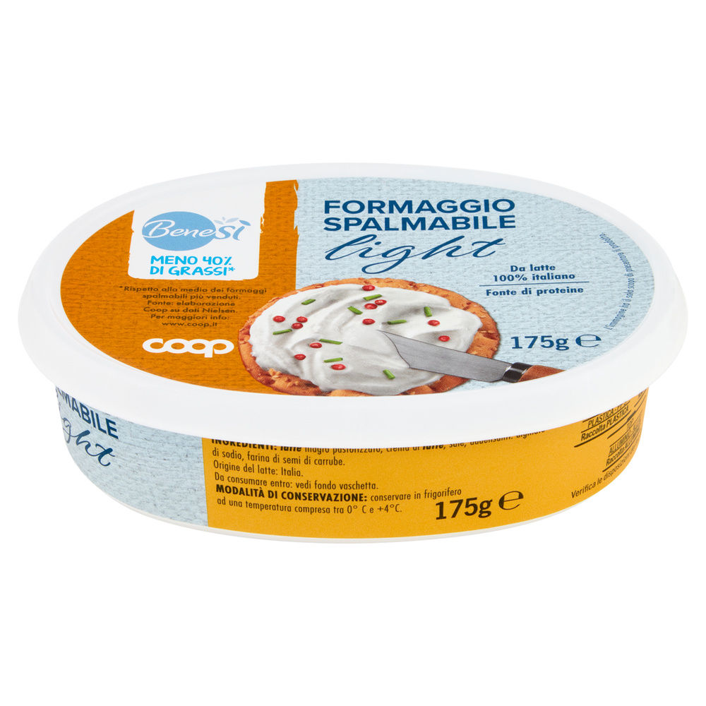 FORMAGGIO SPALMABILE LIGHT BENE SÌ COOP G 175 - 2