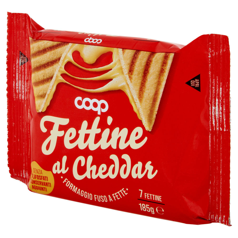 FETTINE FORMAGGIO CHEDDAR COOP G 185 - 8
