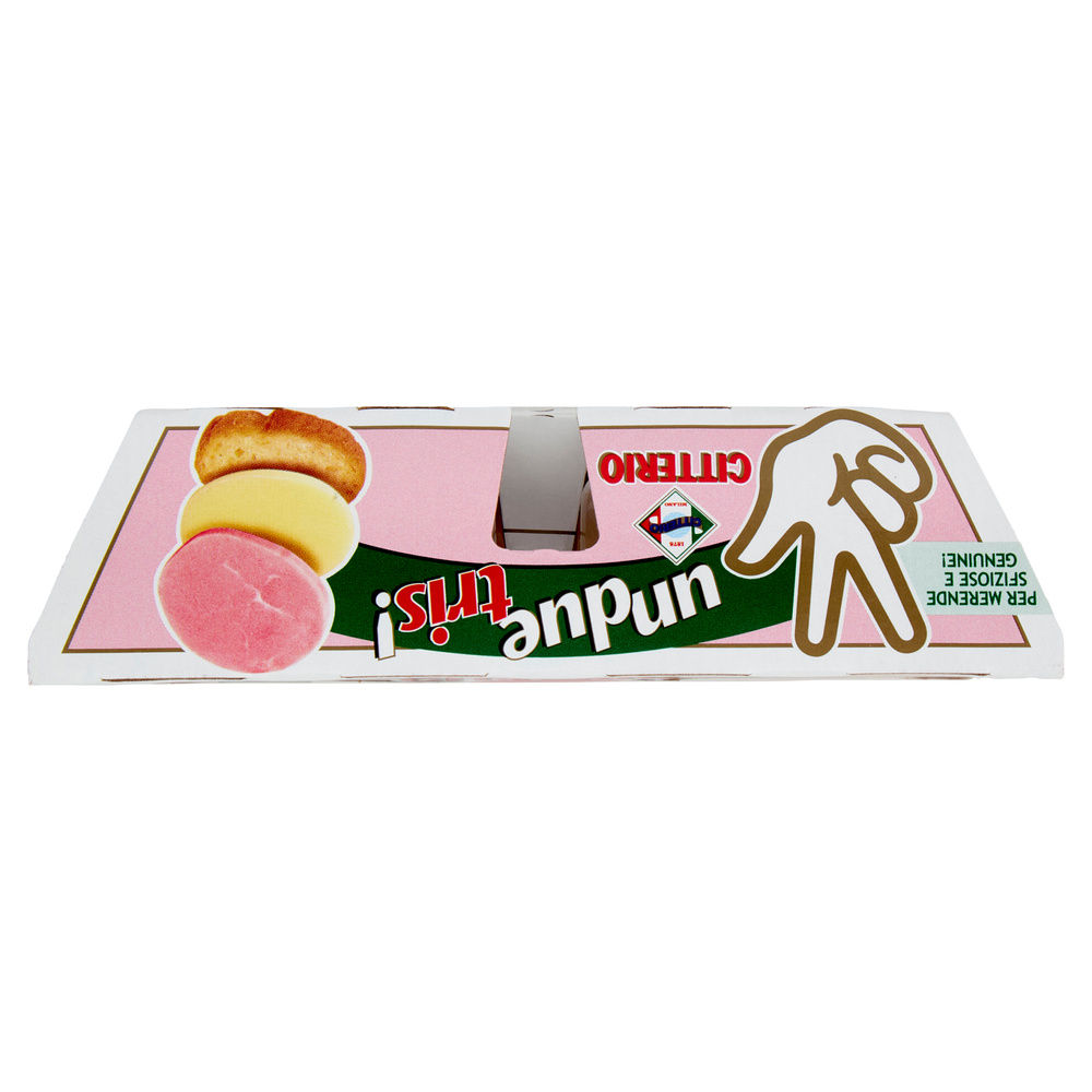 UNDUETRIS MERENDA PROSCIUTTO COTTO/FORMAGGIO/CROSTINI CITTERIO G 100 - 5