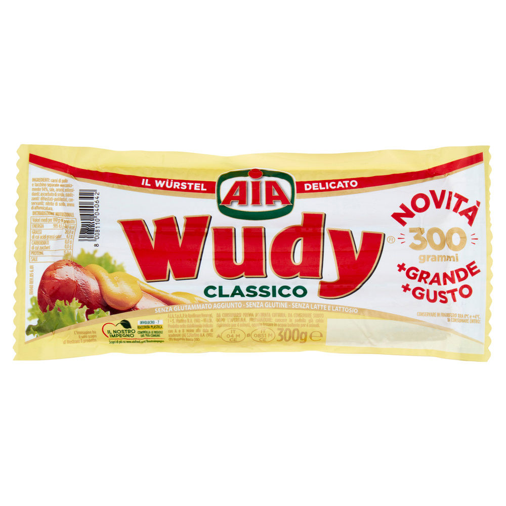 WURSTEL DI POLLO WUDY CLASSICO PZ 3 G 300 - 2