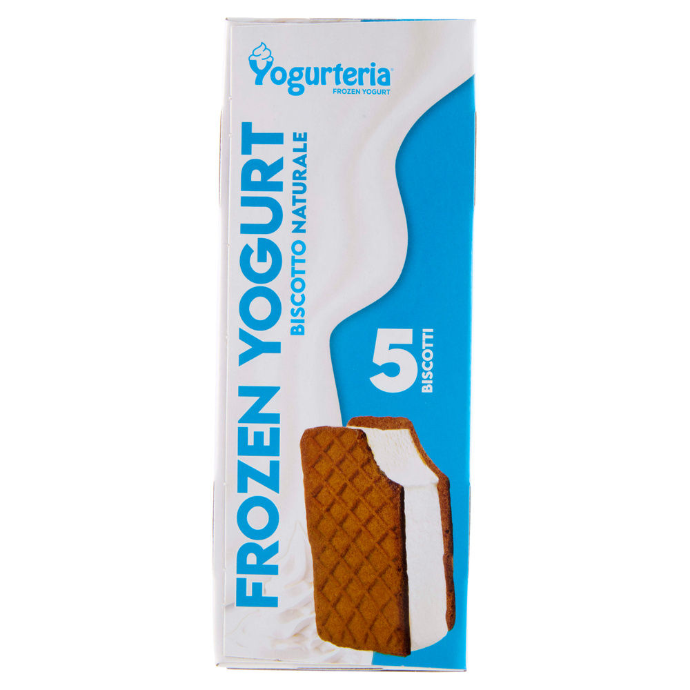 YOGURTERIA 5 BISCOTTI FROZEN YOGURT BIANCO SENZA LATTOSIO 275G NEW - 6