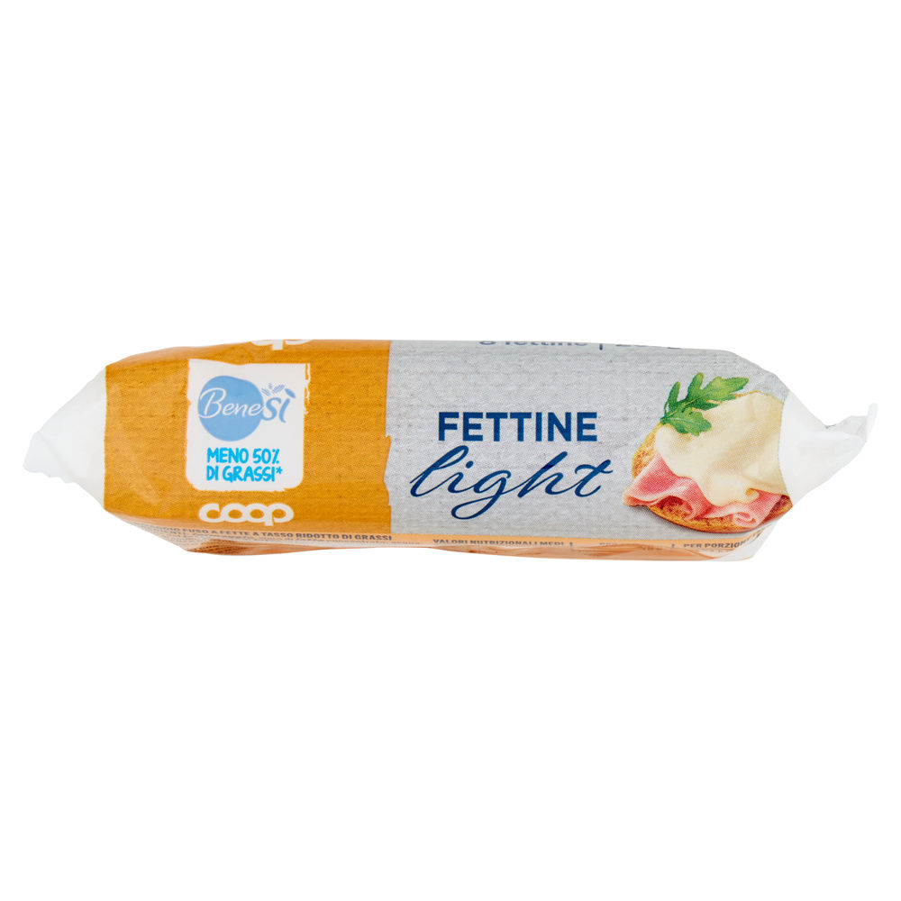 FETTINE DI FORMAGGIO FUSO LIGHT BENE SÌ COOP G 200 - 8