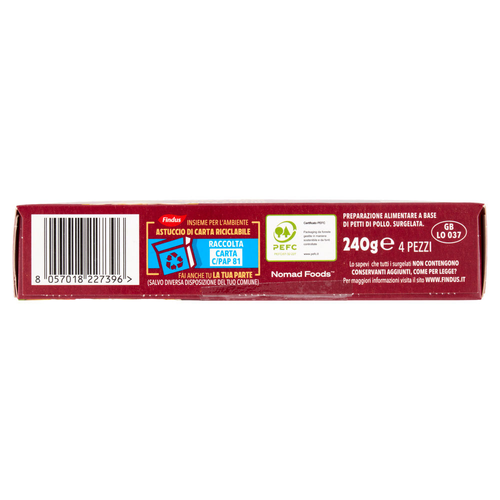 BURGER GRIGLIATI DI POLLO FINDUS 4 PZ G 240 - 3