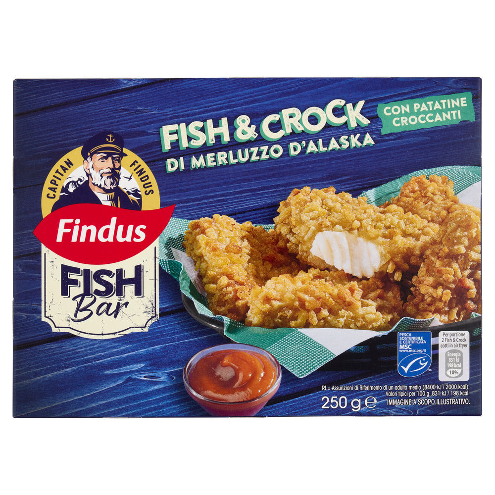 FISH&CROCK DI MERLUZZO D'ALASKA FINDUS G 250 - 7