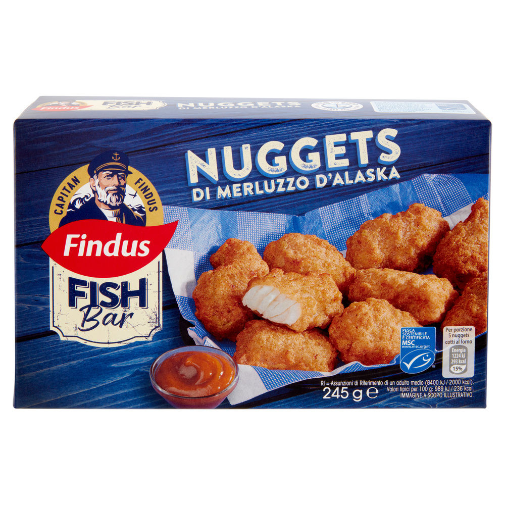 NUGGETS DI MERLUZZO D'ALASKA FINDUS G 245 - 2