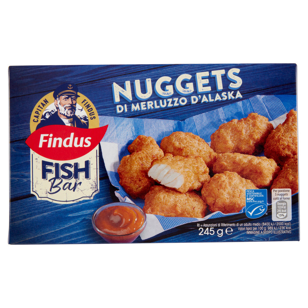 NUGGETS DI MERLUZZO D'ALASKA FINDUS G 245 - 7