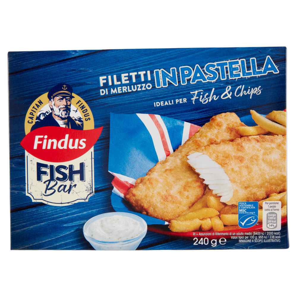 FILETTI IN PASTELLA DI MERLUZZO FINDUS G 240 - 7