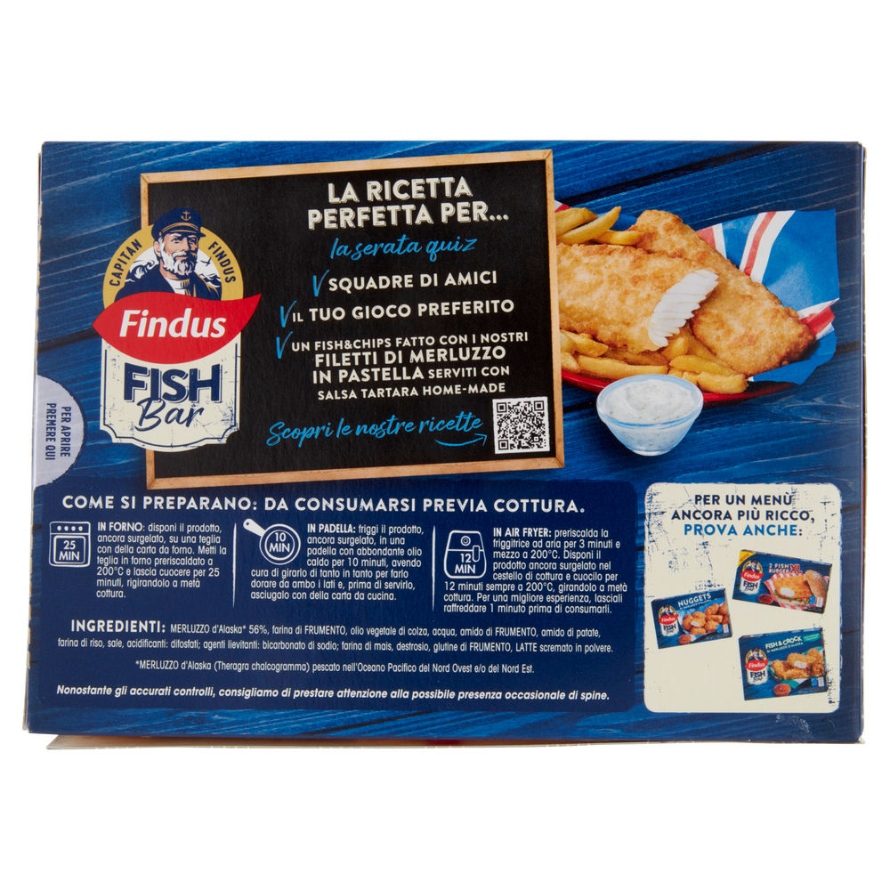 FILETTI IN PASTELLA DI MERLUZZO FINDUS G 240 - 1