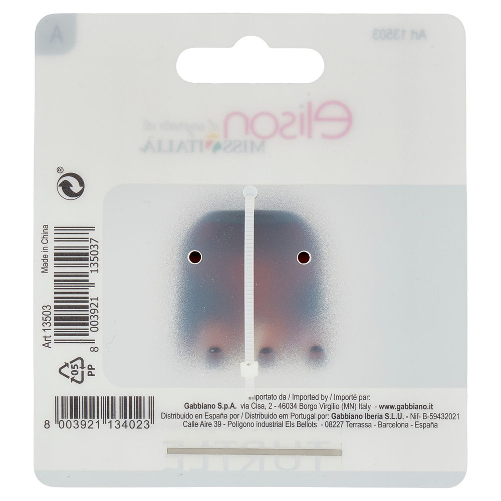 PINZA PER CAPELLI ELISON MEDIUM TURTLE PZ.1 - 1
