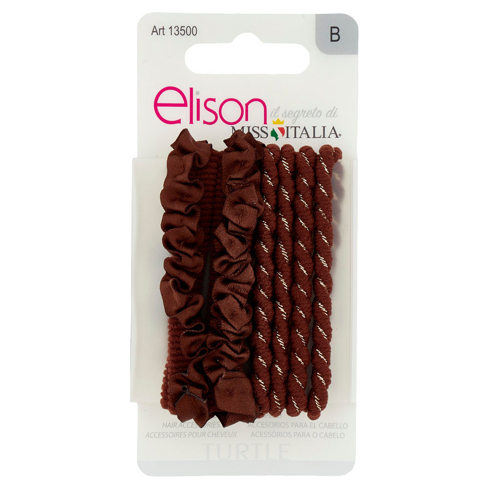 ELASTICI PER CAPELLI ELISON FANTASY TURTLE PZ.6 - 2
