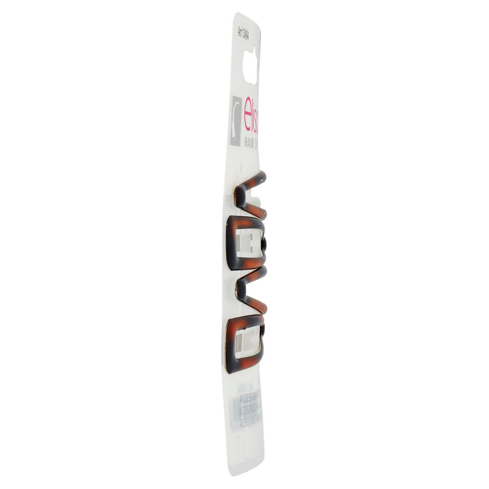 MOLLETTE PER CAPELLI CLIC CLAC ELISON SMALL TURTLE PZ.4 - 6