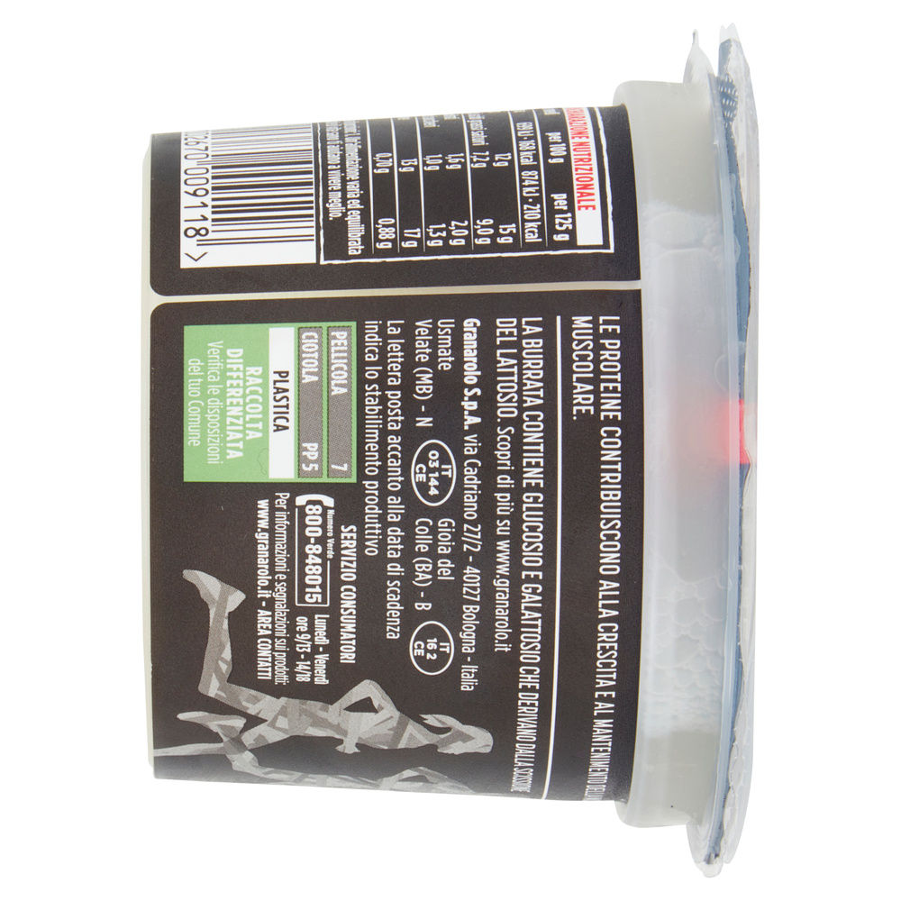 BURRATA HIGH PROTEIN GRANAROLO BENESSERE G 125 - 6