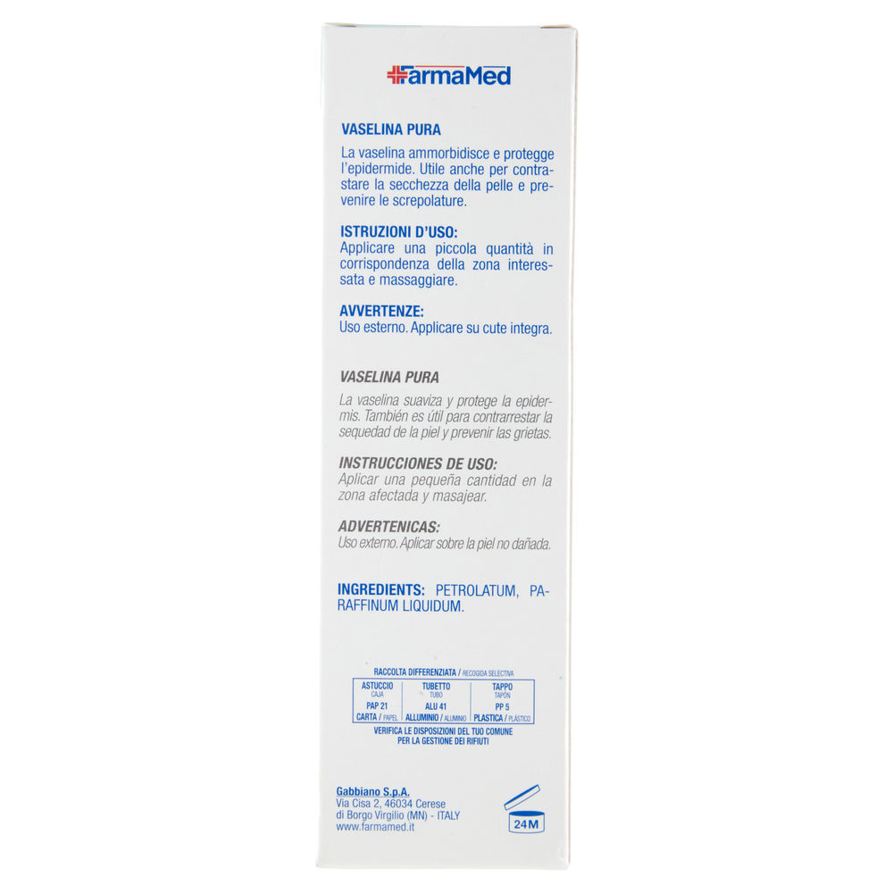 VASELINA FARMAMED PURA FLAC.ML 50 - 1