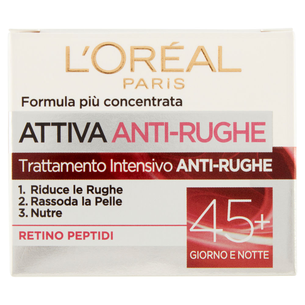 CREMA VISO L'OREAL ATTIVA ANTIRUGHE 45+ ML.50 - 0