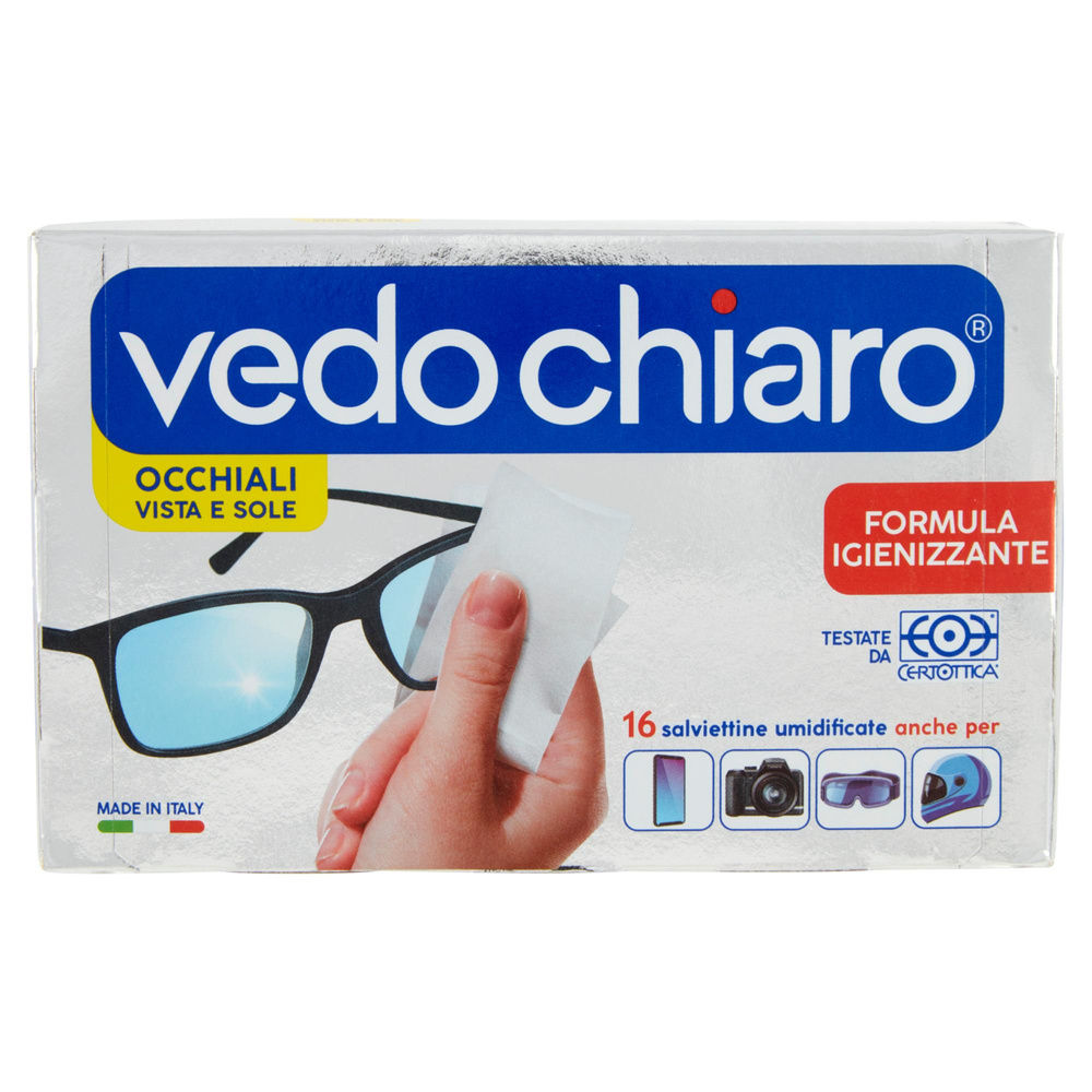 SALVIETTE PULISCI OCCHIALI VEDO CHIARO PZ.16 - 3