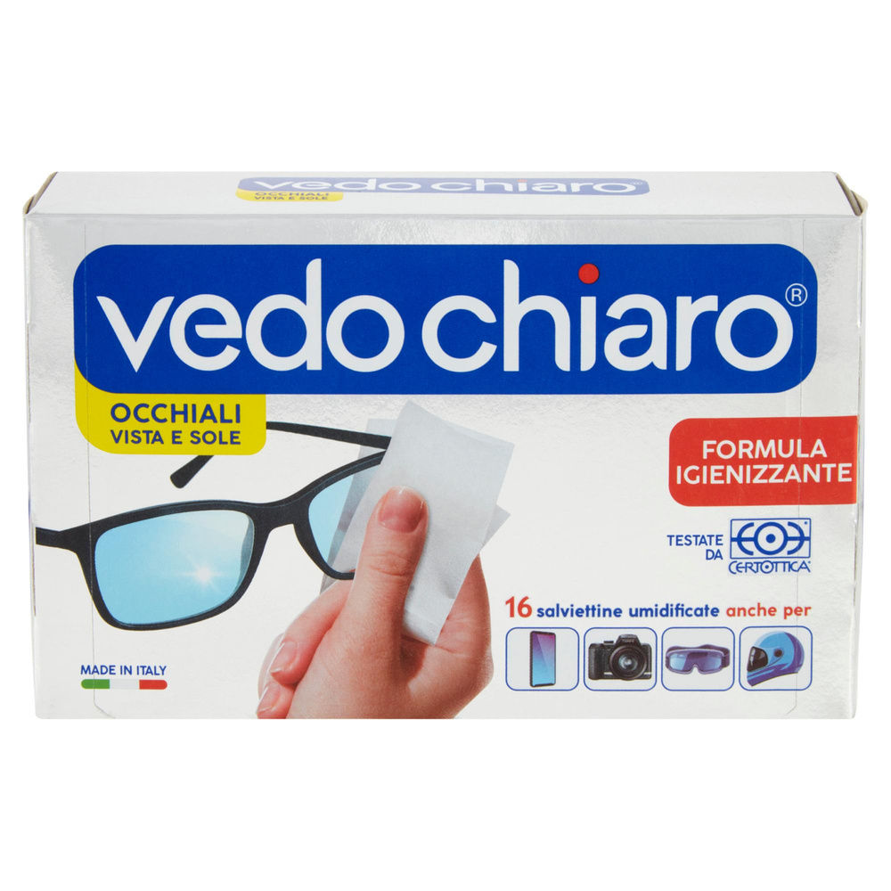 SALVIETTE PULISCI OCCHIALI VEDO CHIARO PZ.16 - 4