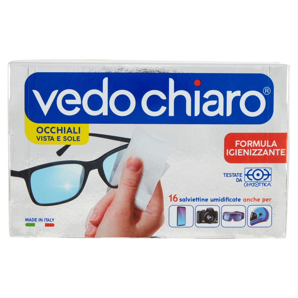 SALVIETTE PULISCI OCCHIALI VEDO CHIARO PZ.16 - 0