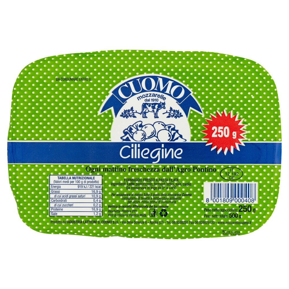 CILIEGINE CUOMO 250G - 3