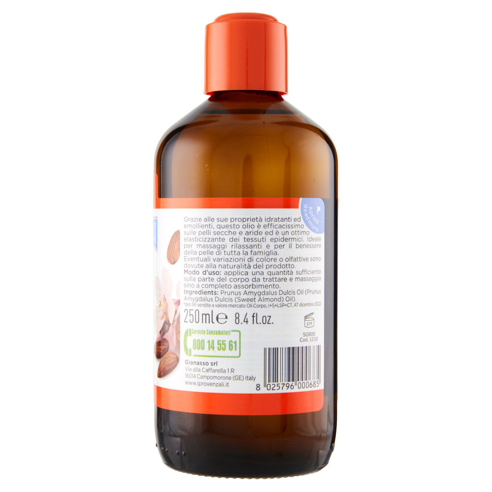 OLIO MANDORLE DOLCI I PROVENZALI FL. ML. 250 - 3