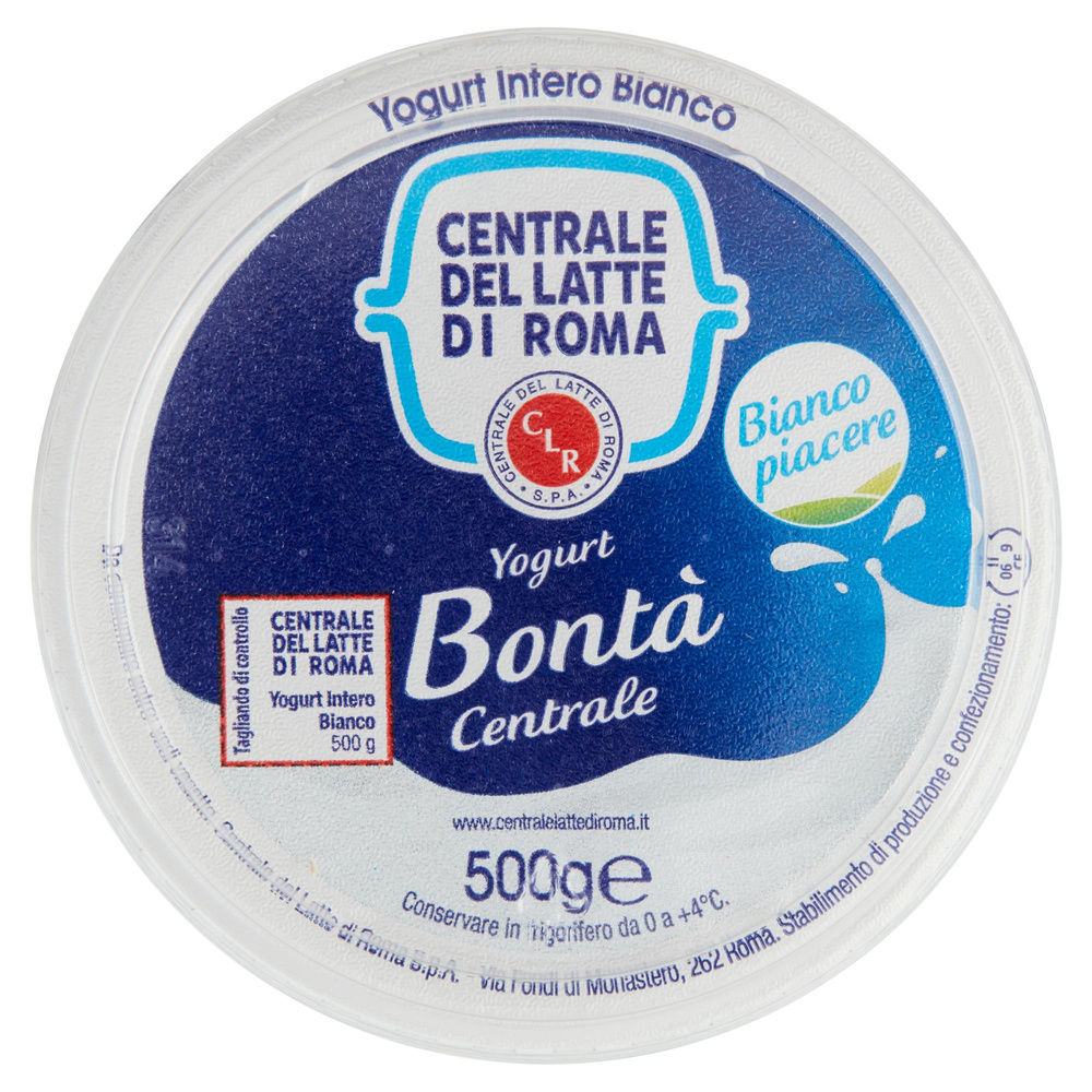 YOGURT INTERO BIANCO CENTRALE DEL LATTE DI ROMA G500 - 6