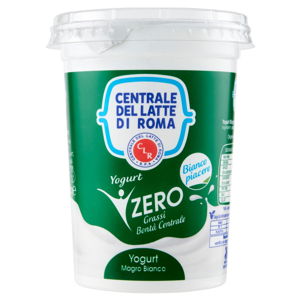 YOGURT MAGRO BIANCO G500 CENTRALE  DEL LATTE DI ROMA - 0