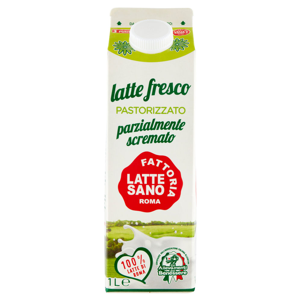 LATTE FRESCO PARZIALMENTE SCREMATO SANO 1L - 0