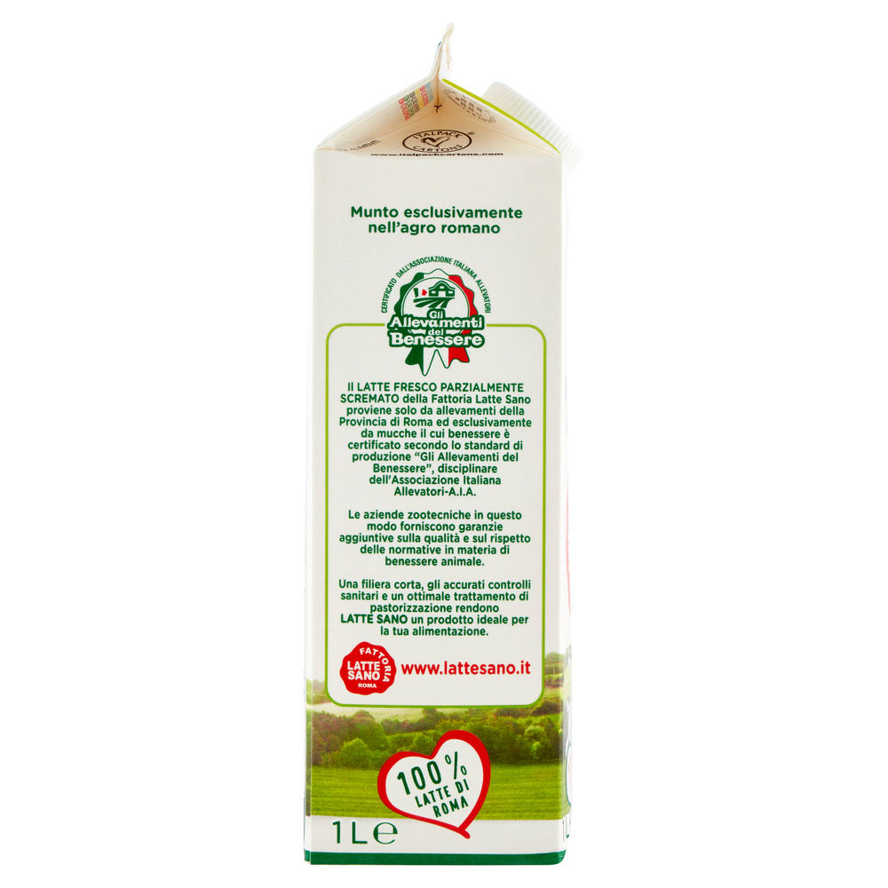 LATTE FRESCO PARZIALMENTE SCREMATO SANO 1L - 5