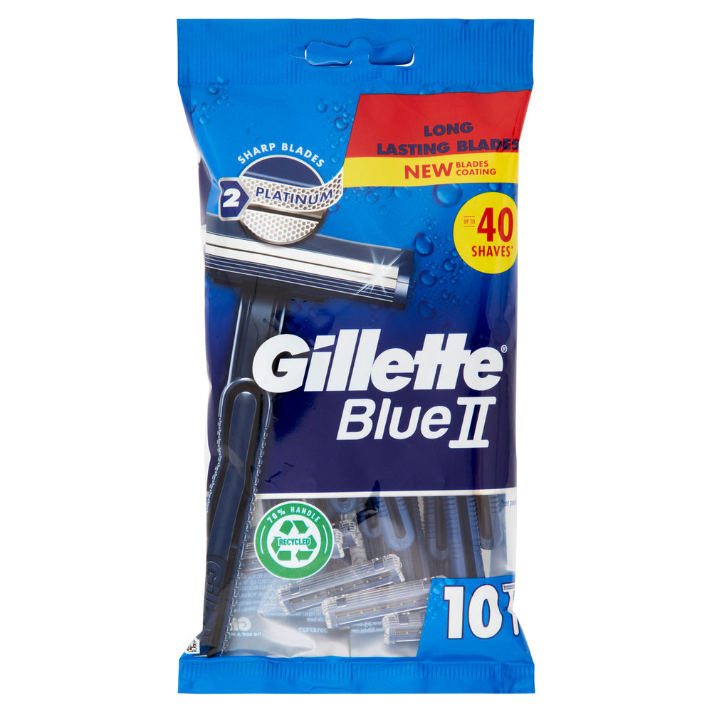 Rasoi usa e getta gillette blue ii pz.10