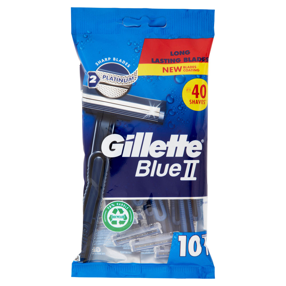 RASOI USA E GETTA GILLETTE BLUE II PZ.10 - 4
