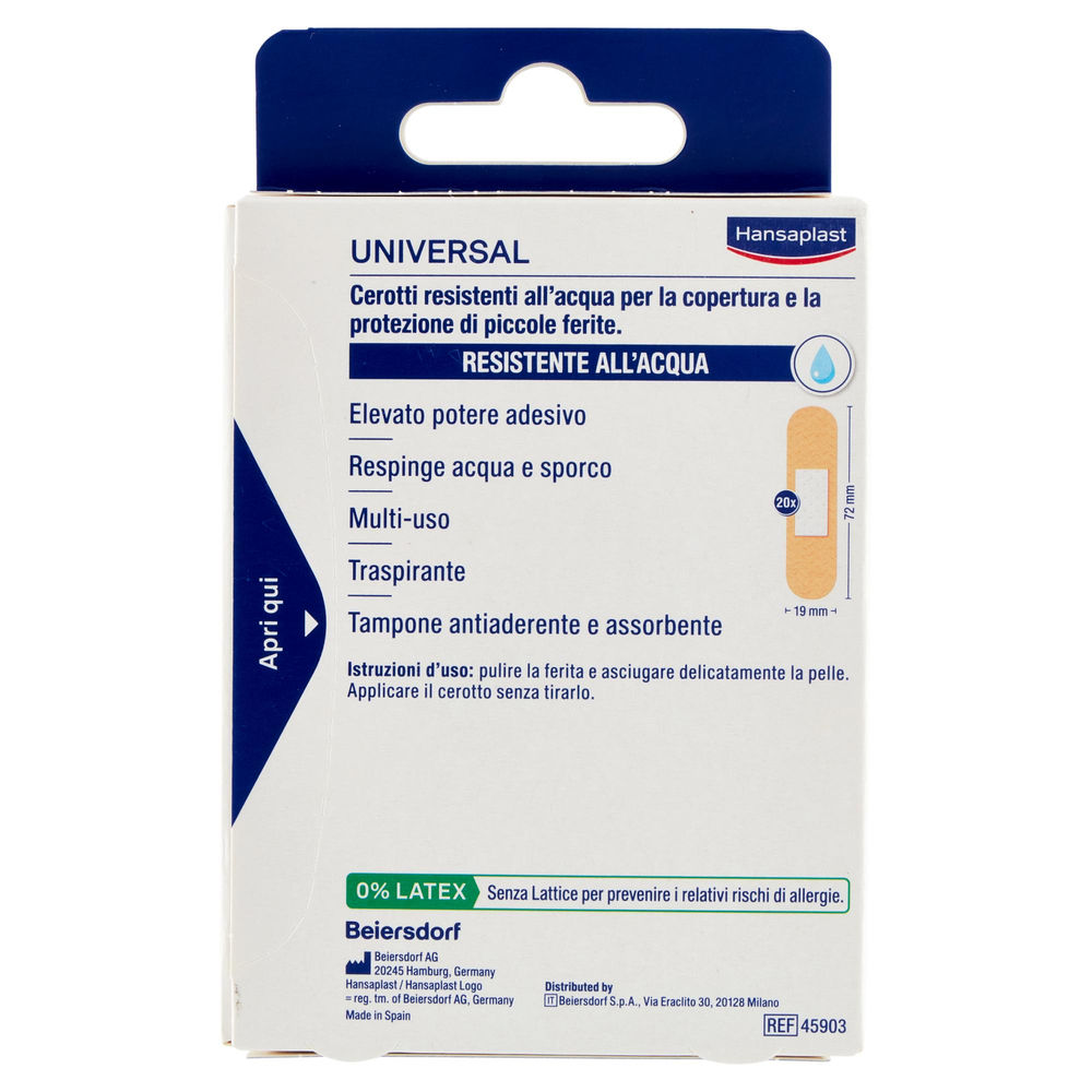CEROTTI HANSAPLAST FORM.UNICO MEDI BLISTER PZ.20 - 1