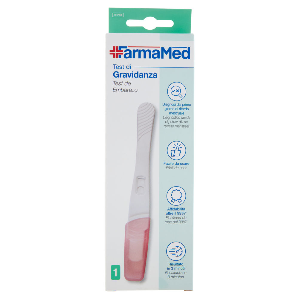 TEST DI GRAVIDANZA FARMAMED PZ. 1 - 0