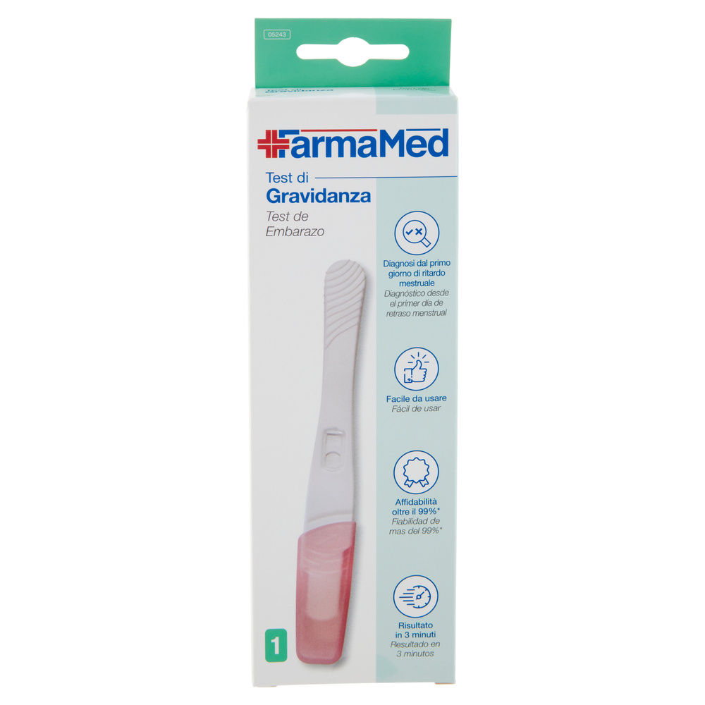 TEST DI GRAVIDANZA FARMAMED PZ. 1 - 2