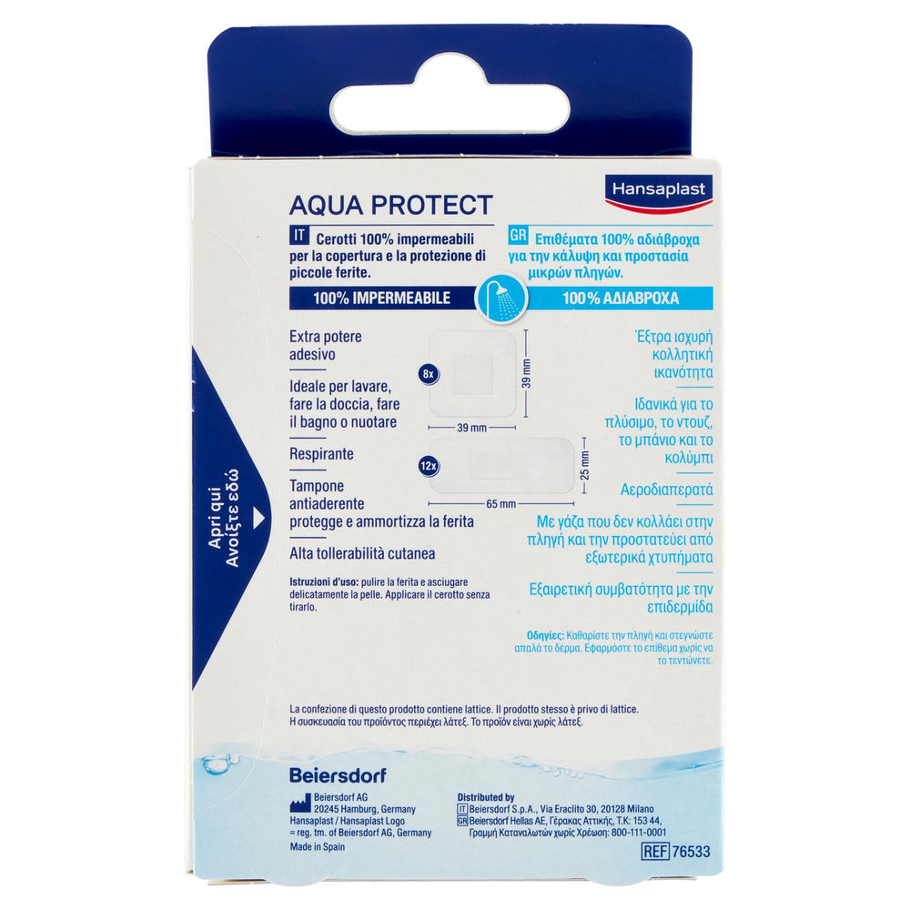 CEROTTI HANSAPLAST AQUA PROTECT 2 FORM.BLS PZ 20 - 1