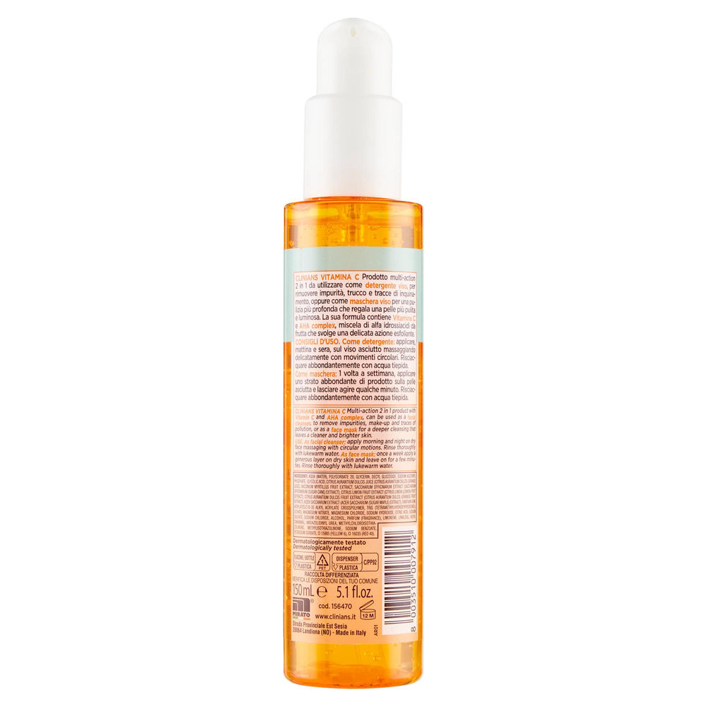 GEL DETERGENTE CLINIANS ILLUMINANTE VIT. C ML 150 - 1
