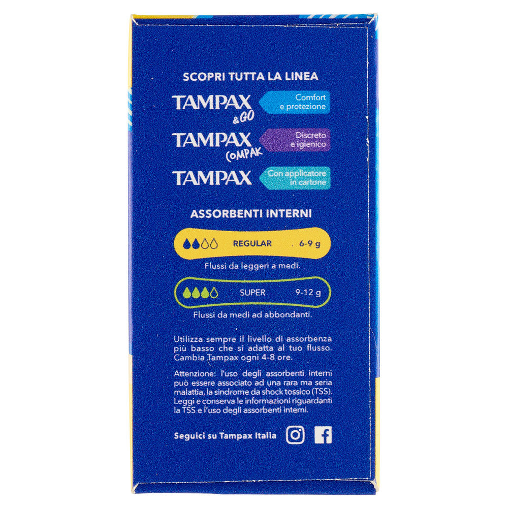 ASSORBENTI INTERNI TAMPAX BLUE BOX REGULAR SCATOLA PZ.30 - 4