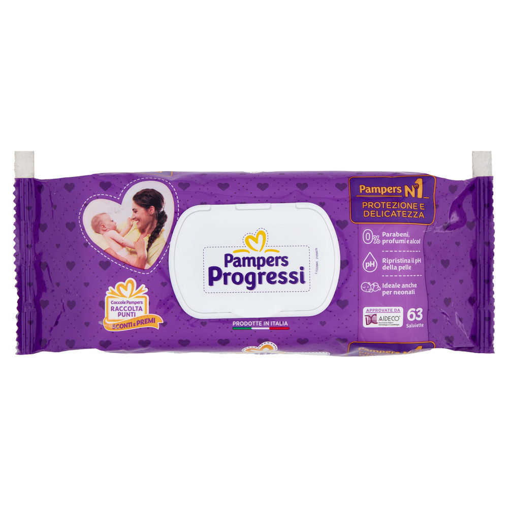 SALVIETTINE PAMPERS PROGRESSI PZ.63 - 3