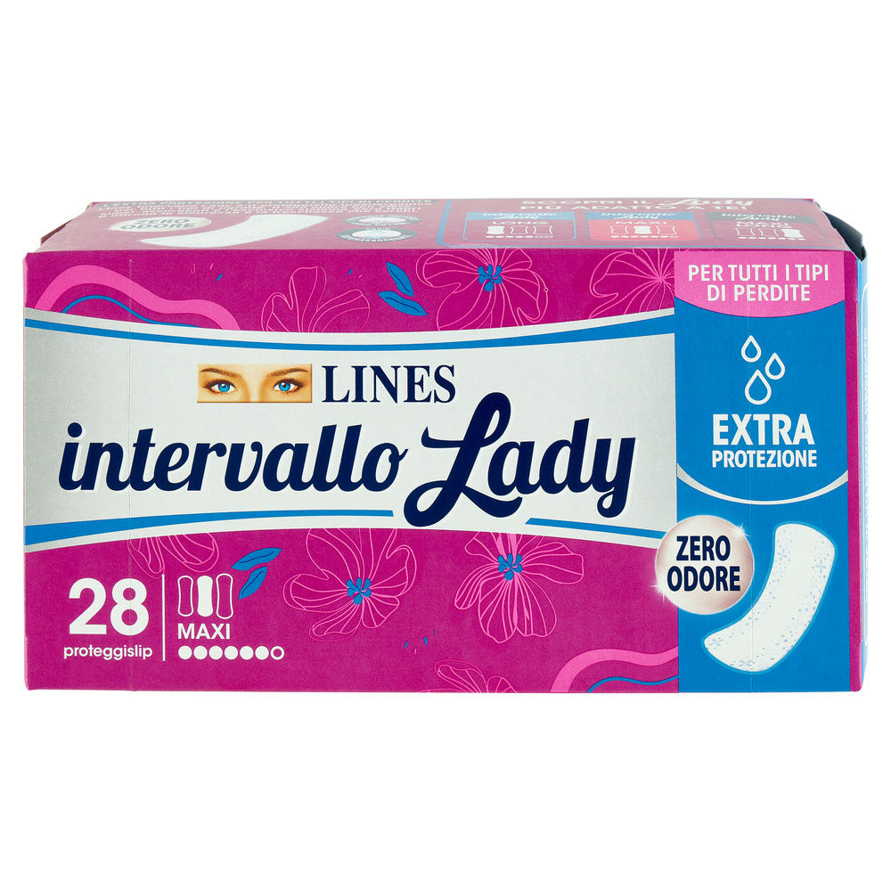 PROTEGGI-SLIP LINES INTERVALLO LADY MAXI SCATOLA PZ.28 - 7