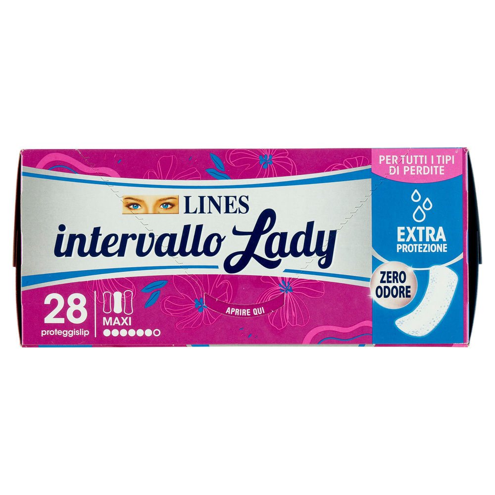 PROTEGGI-SLIP LINES INTERVALLO LADY MAXI SCATOLA PZ.28 - 5