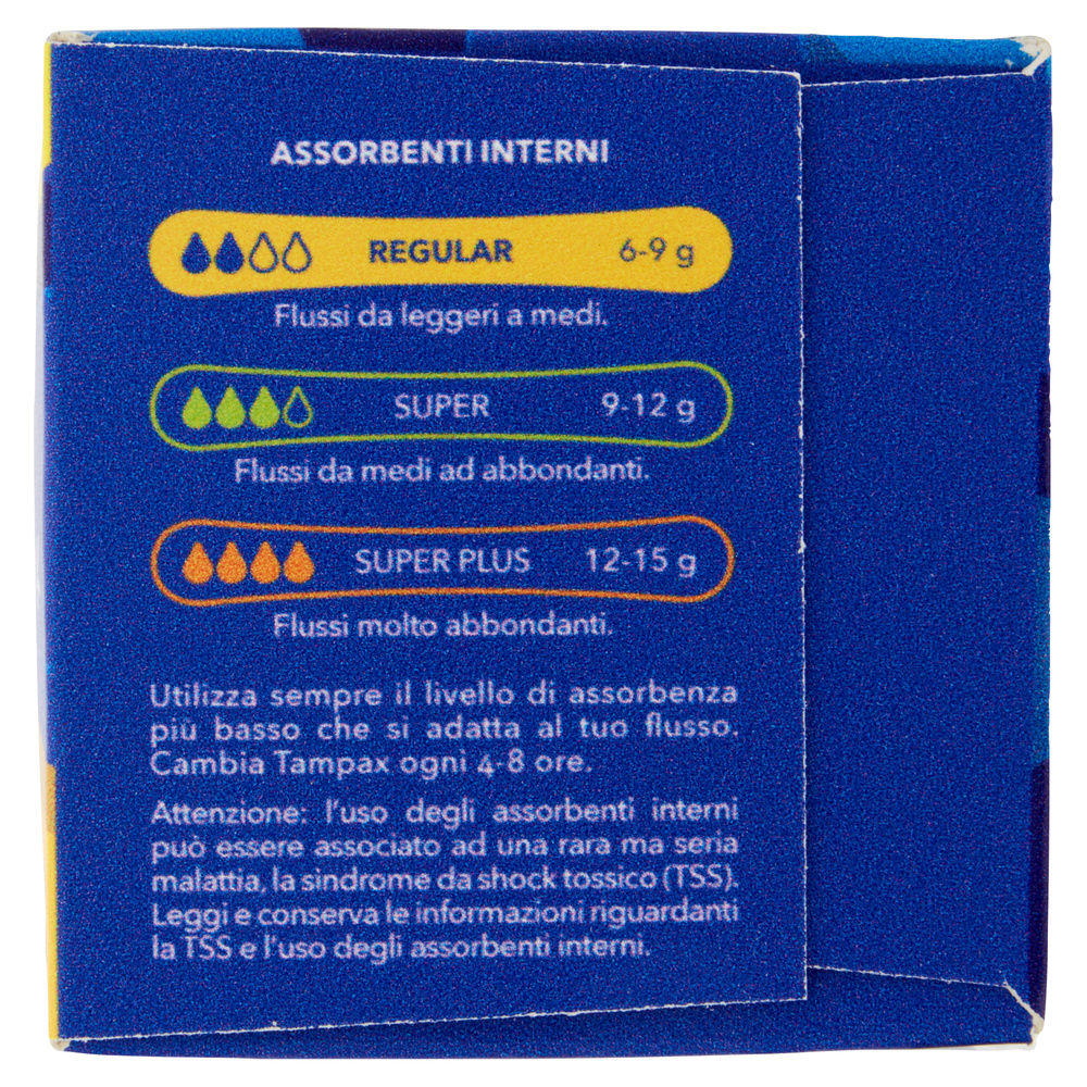 ASSORBENTI INTERNI TAMPAX COMPAK REGULAR SATIN X16 SCATOLA PZ.1 - 5