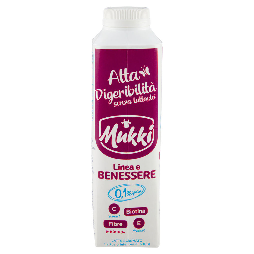 LATTE ALTA PAST 0,1% MUKKI LINEA E BENESSERE VITAMINE Q10 500 ML - 2