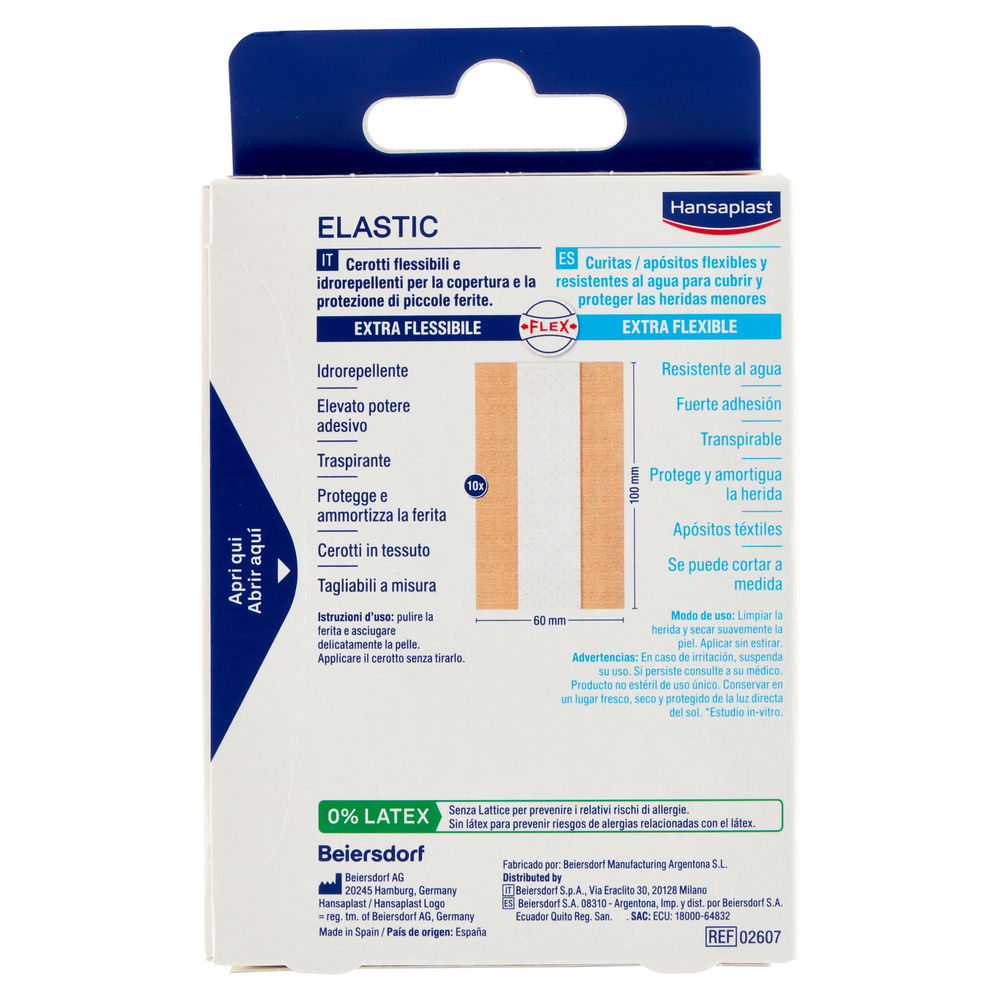 STRISCE TESSUTO EL.HANSAPLAST BLSTER PZ.10 CM 10X6 - 1