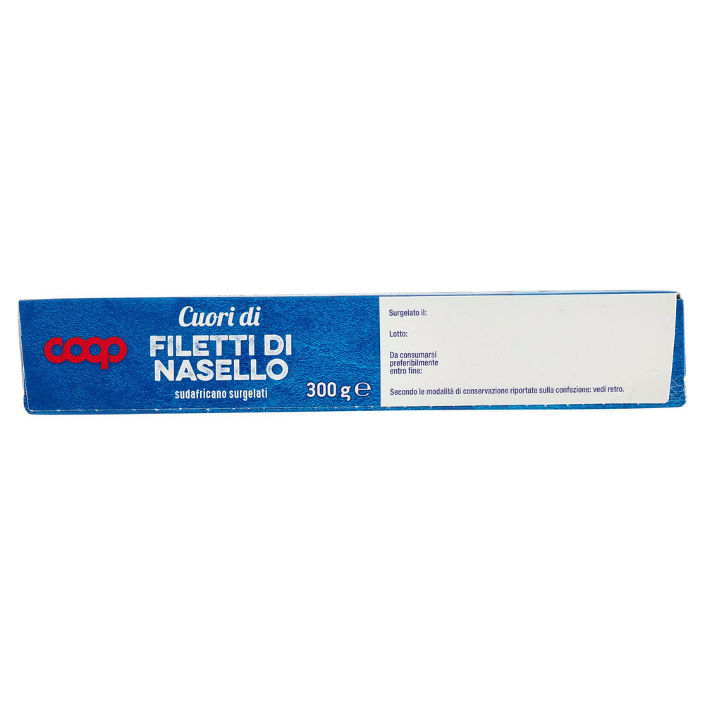 CUORI DI FILETTI DI NASELLO SURGELATI COOP SCATOLA G 300 - 7