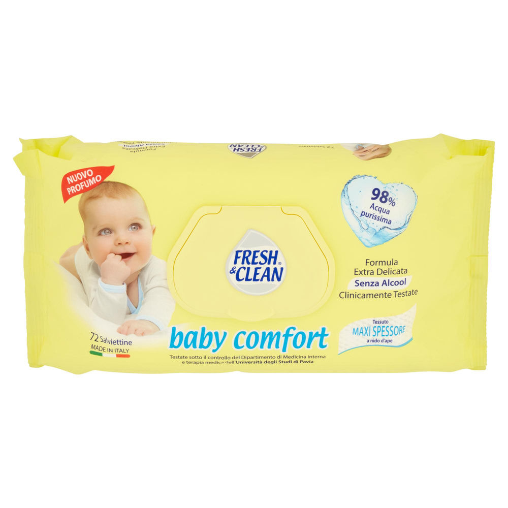 SALVIETTINE  FRESH & CLEAN BABY CONFORT PZ.72 - 4