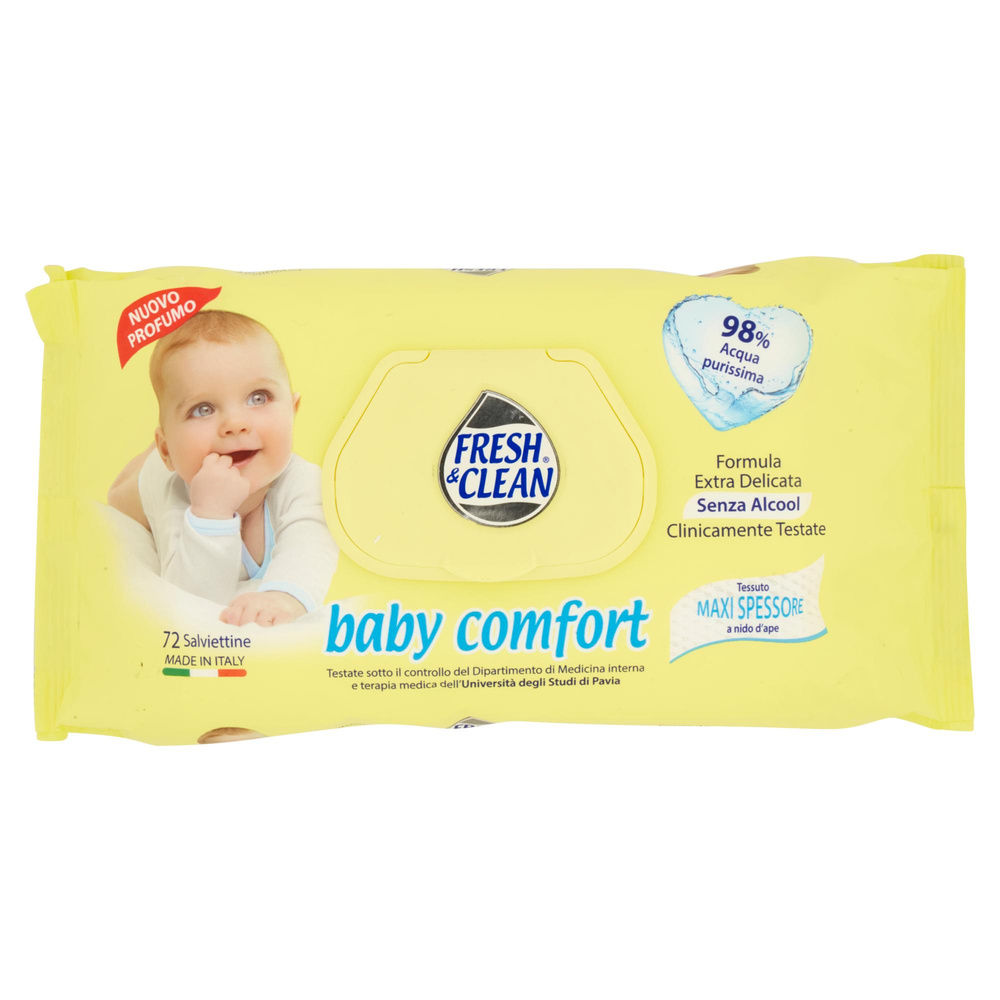 SALVIETTINE  FRESH & CLEAN BABY CONFORT PZ.72 - 2