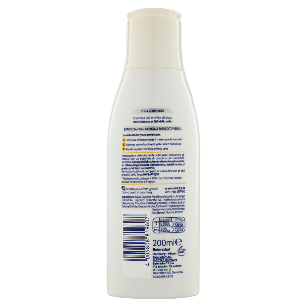 LATTE DETERGENTE Q 10 NIVEA VISAGE ML. 200 - 1